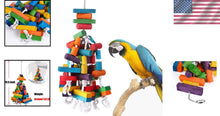 Load image into Gallery viewer, Unique 26.5" Parrot Chewing Toy - Perfect for Reducing Aggression in Birds