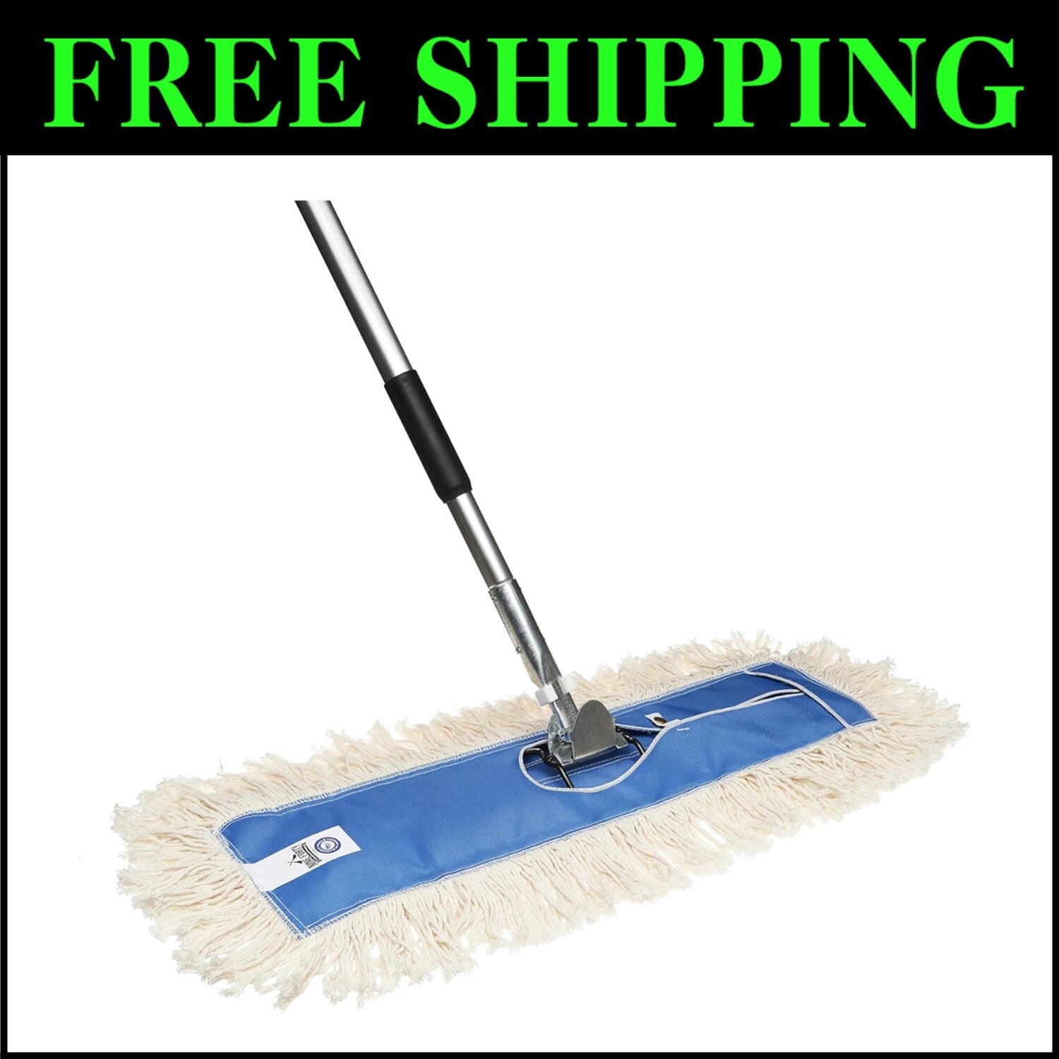 Effortless 24" Mop Kit for Industrial and Residential Hardwood Floor Cleaning