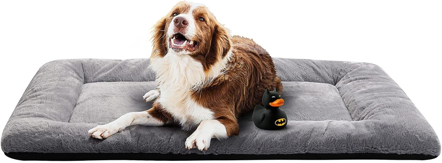 Ultra Soft 48" Extra Large Dog Bed Crate Pad - Washable & Anti-Slip Design