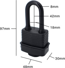 Load image into Gallery viewer, Durable Outdoor Keyed Alike Padlocks - 72 Piece Set, Waterproof Design