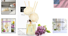 Load image into Gallery viewer, Fresh Cut Lilac Glass Diffuser with Sola Flowers - Luxurious Home Fragrance