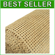 Load image into Gallery viewer, Natural Brown Rattan Cane Webbing 60"L x 24"W for Elegant Home Decor Projects