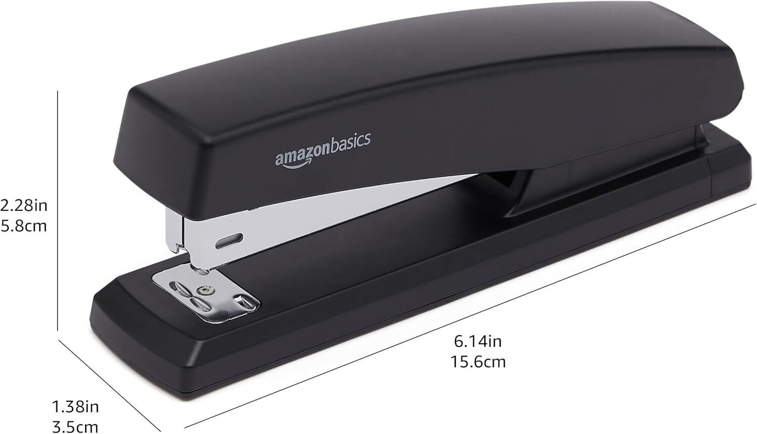 Durable Office Staplers - 25 Sheet Capacity with Non-Slip Base & 1000 Staples
