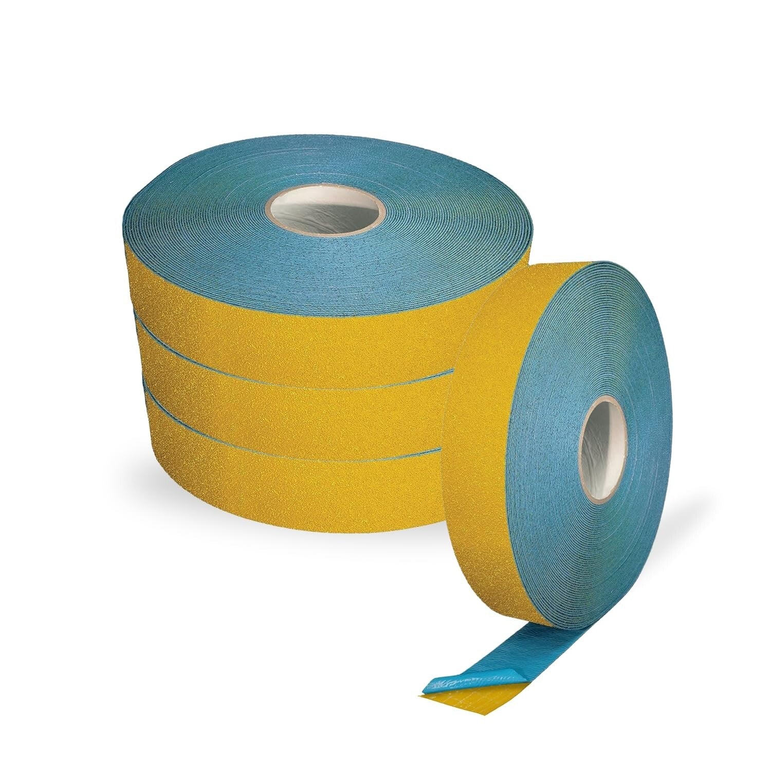 BASt Certified 2" Reflective Slip-Resistant Pavement Marking Tape - 108ft Yellow