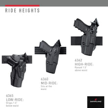 Load image into Gallery viewer, Level 3 Retention Duty Holster for Right-Handed Officers - Secure &amp; Lightweight