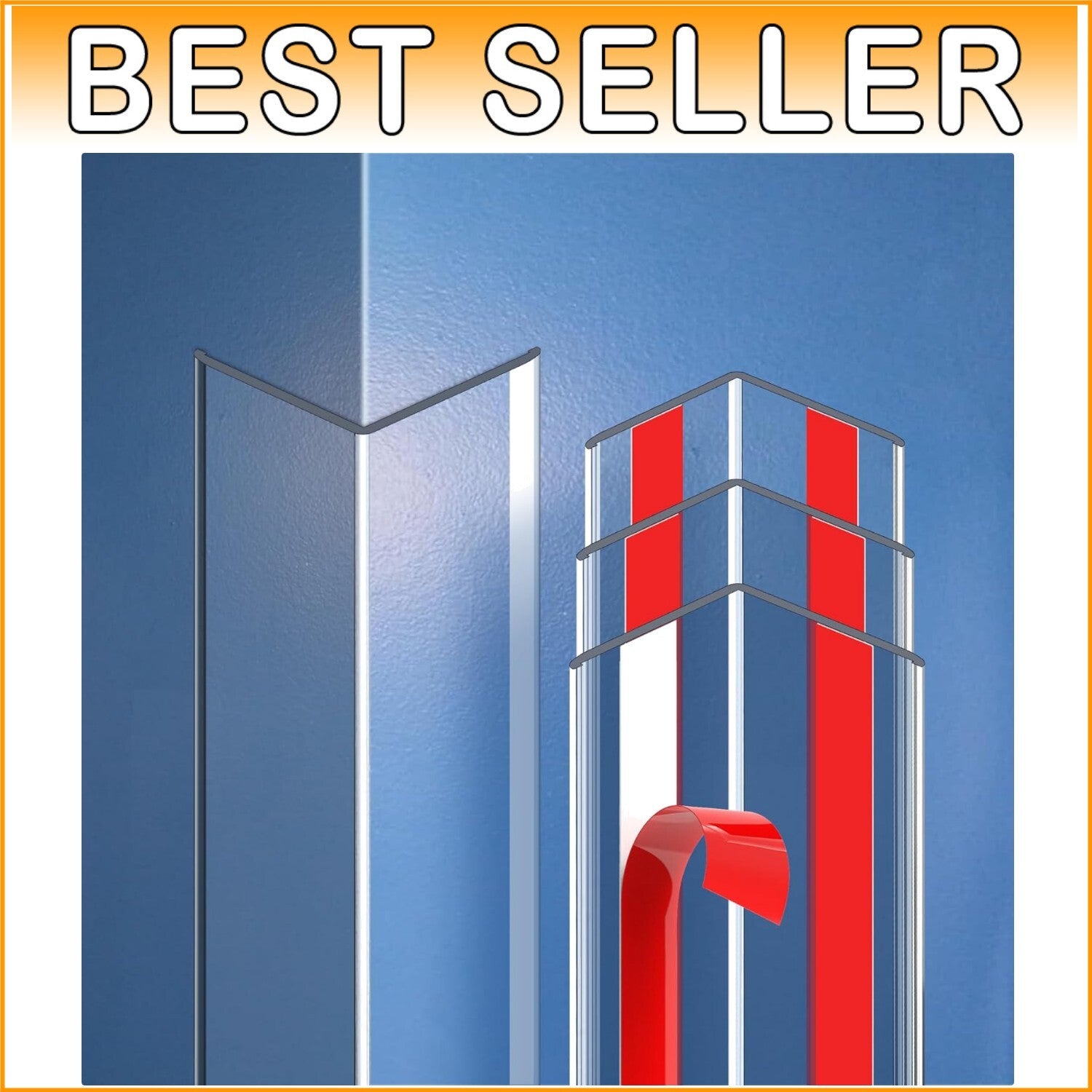 Durable Clear Corner Guards for Baby Safety - 4-Pack, 39.37'' Long Protection