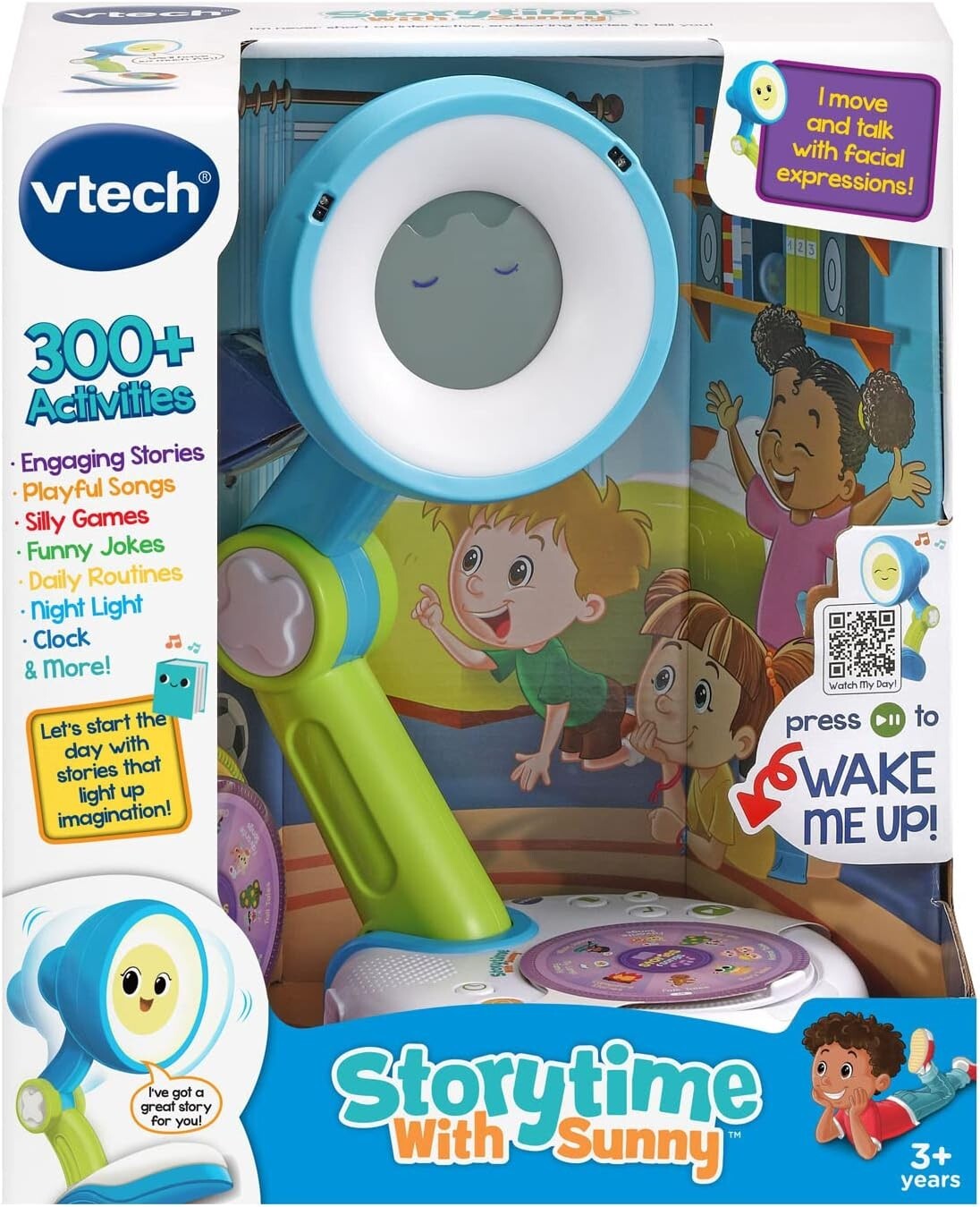 Educational Storytime Toy with Night-Light - Sunny's Fun Adventures for Kids