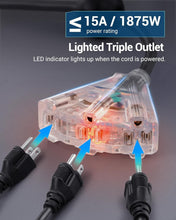 Load image into Gallery viewer, Versatile Wall Mount 40 FT Extension Cord Reel - Automatic and Weather Resistant