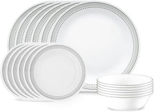 Load image into Gallery viewer, Lightweight 18-Piece Dinnerware Set with Glossy Finish - Dinner Service for 6
