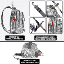 Load image into Gallery viewer, Multi-Functional Fishing Backpack with Tackle Storage &amp; Water-Resistant Design