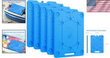 Load image into Gallery viewer, Space Saving Ice Packs for Coolers - 5 Pack, Long-Lasting Cold Protection
