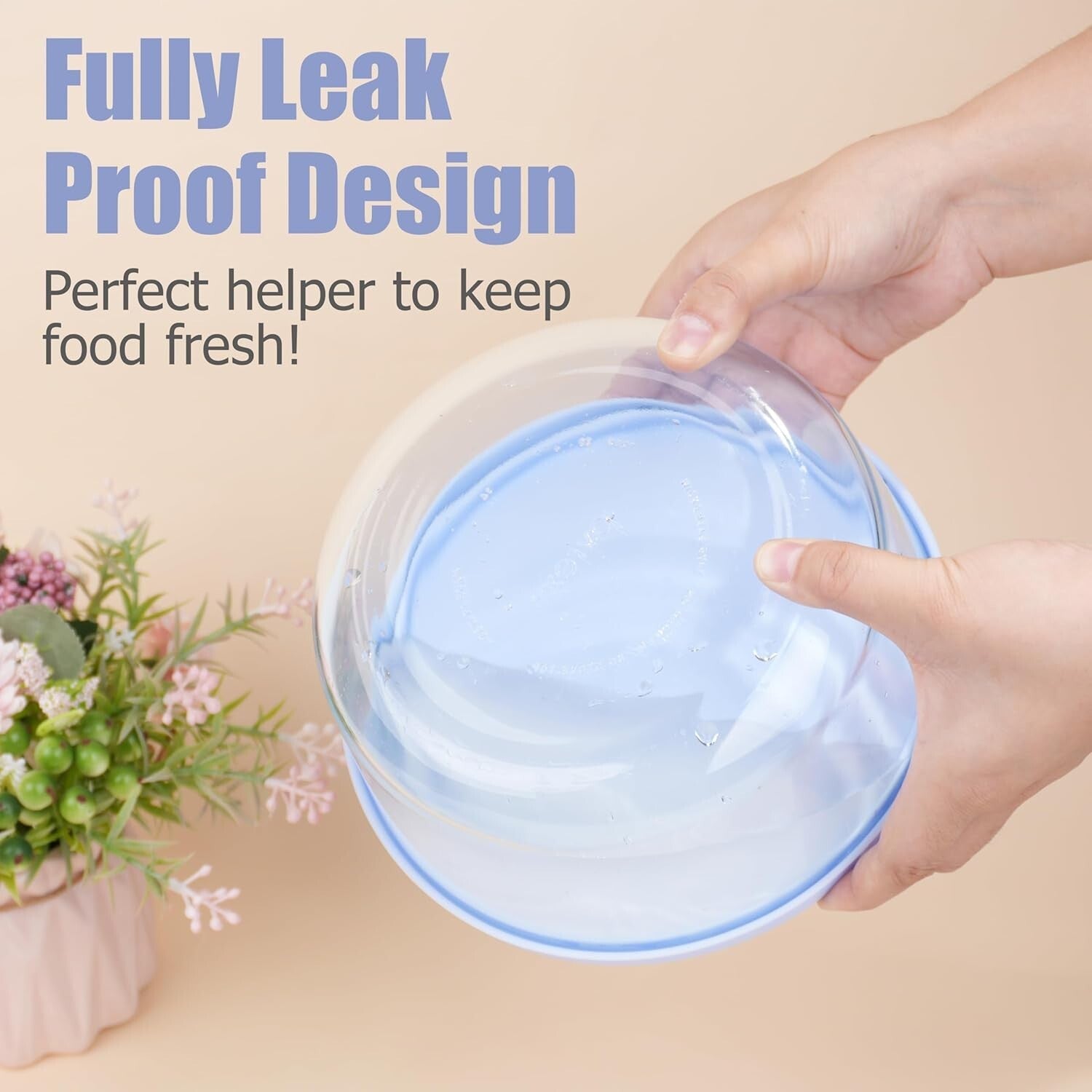 Durable 8 Pack Silicone Lids for Pyrex – Multi-Size Leak-Proof Kitchen Solution