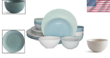 Load image into Gallery viewer, Durable and Stylish 16-Piece Dinnerware Set - Perfect for Entertaining Guests