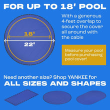 Load image into Gallery viewer, 18 Ft Round Winter Pool Cover - Extra Thick &amp; Weather Resistant for Above Ground