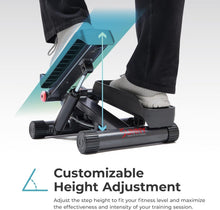 Load image into Gallery viewer, Space-Saving Mini Stepper with Digital Monitor and Free Workouts via SunnyFit