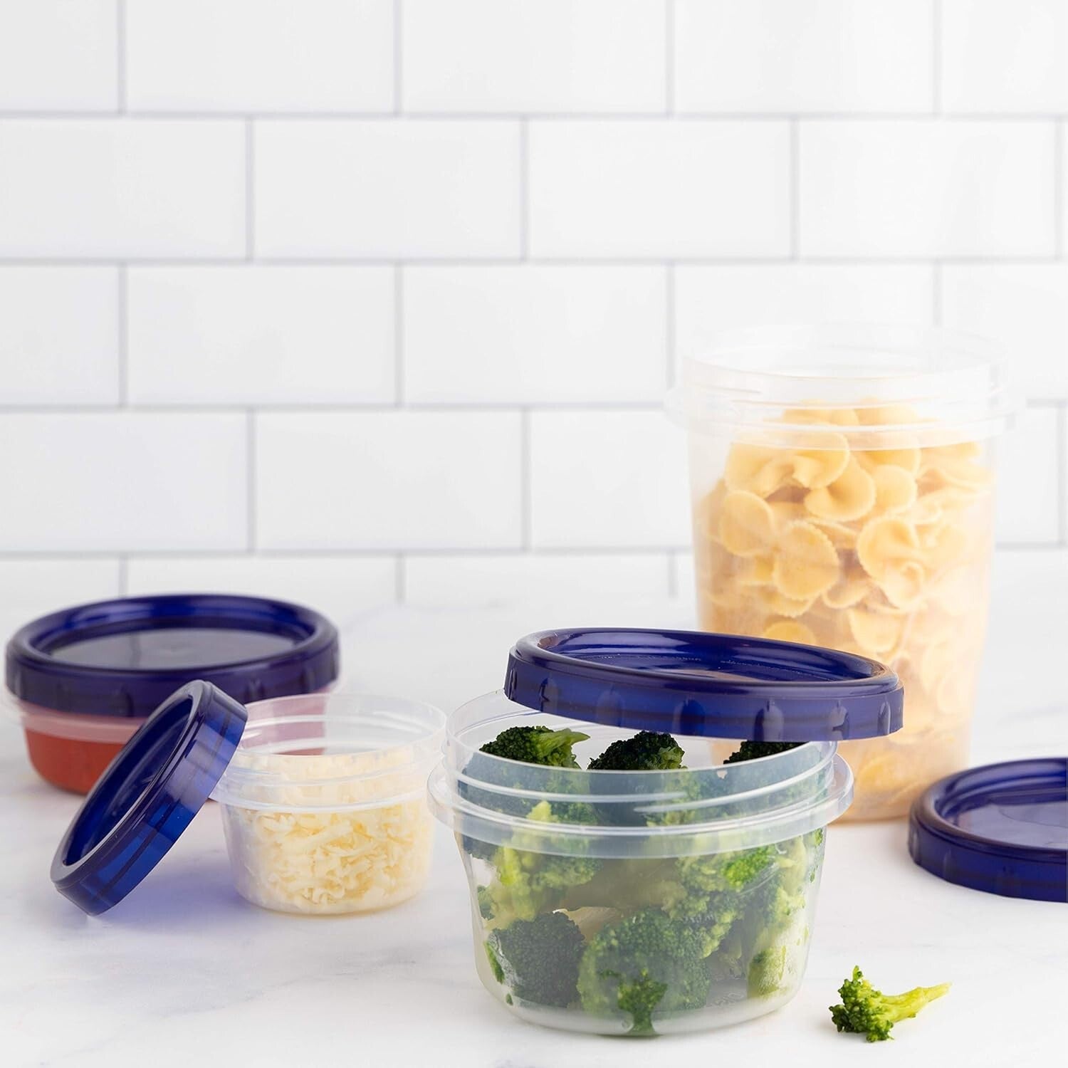 Dishwasher Safe 120 Pack Stackable Deli Containers - 16 oz Variety for All Uses