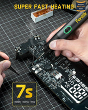 Load image into Gallery viewer, Advanced Wireless Soldering Iron Kit with ESD Tweezers &amp; 4 Precision Tips