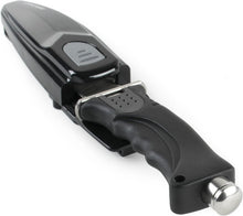 Load image into Gallery viewer, Durable Tempered Steel Diving Knife - Pointed &amp; Blunt Tip with Adjustable Sheath
