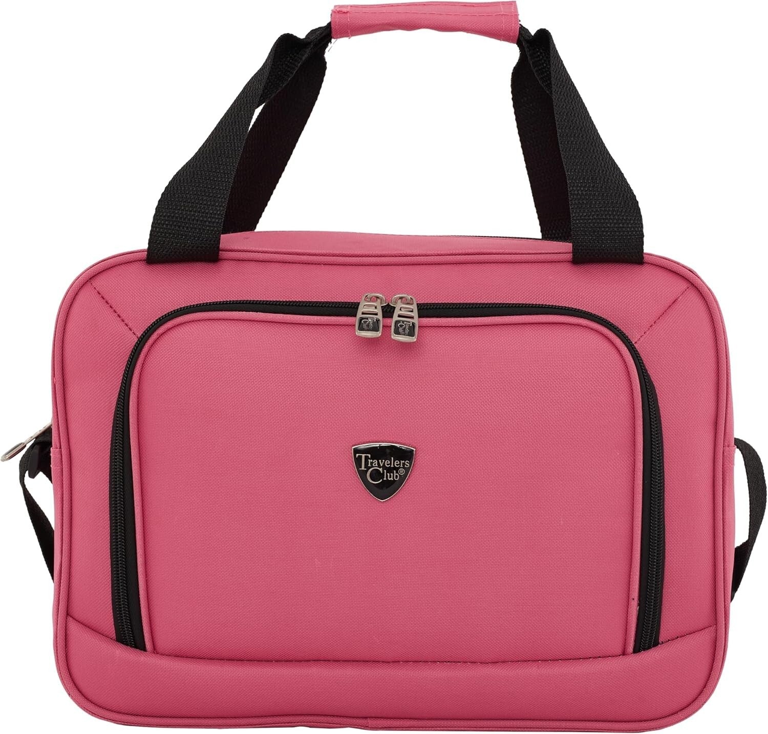 Vibrant Hot Pink Chicago 5-Piece Expandable Luggage Set with Smooth-Glide Wheels