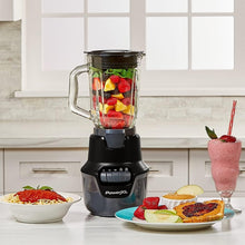 Load image into Gallery viewer, Versatile Boost Blender: 4 Speeds, Ice Crushing Power &amp; 48oz Glass Jar, Black