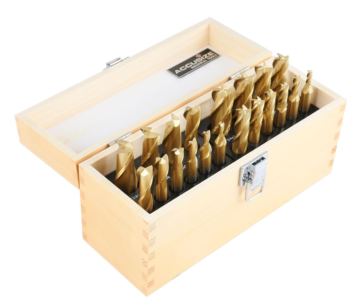 All-in-One 20 Pc HSS End Mill Set with 2 & 4 Flute Options, Up to 3/4'' Diameter