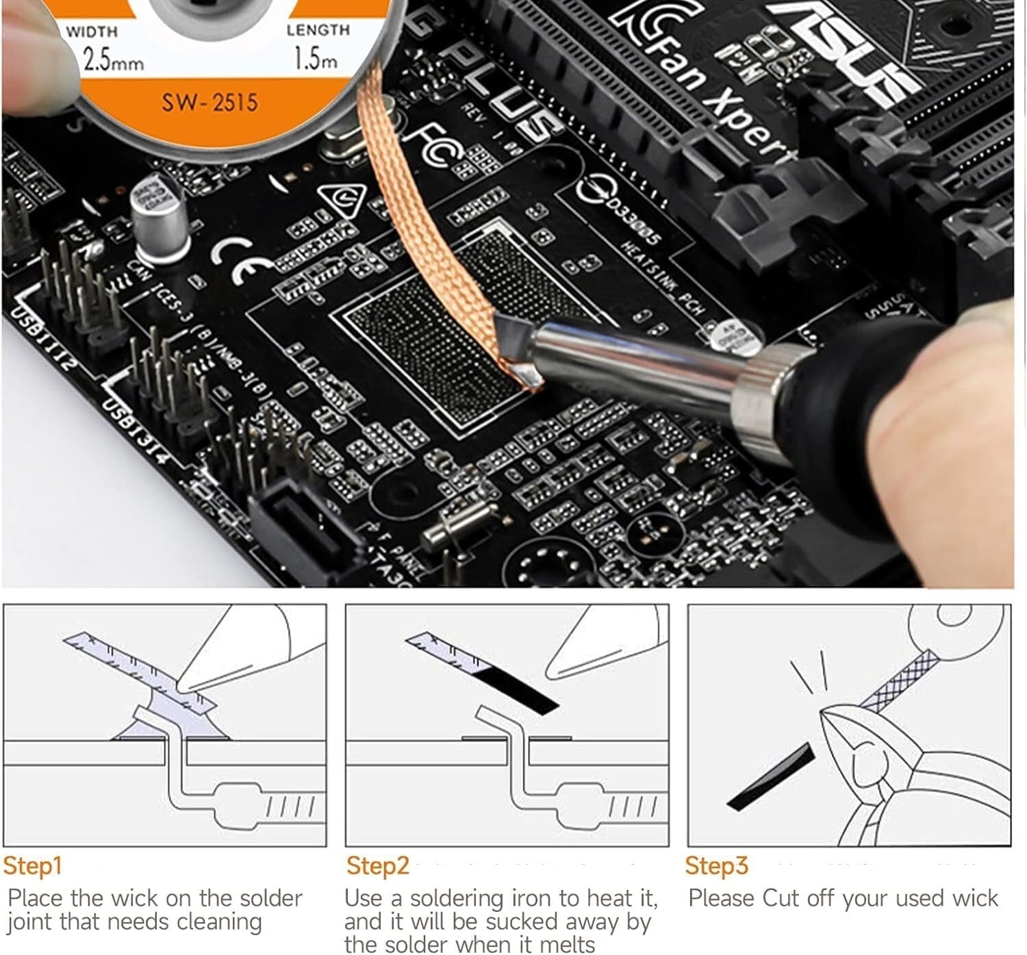 60W Adjustable Temperature Soldering Iron Kit - Complete Set for Electronics