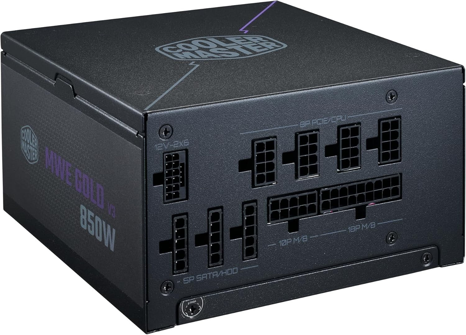 Efficient MWE Gold 850W ATX 3.1 PSU with Hexagonal Fan - Ideal for RTX 4090