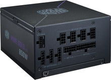 Load image into Gallery viewer, Efficient MWE Gold 850W ATX 3.1 PSU with Hexagonal Fan - Ideal for RTX 4090