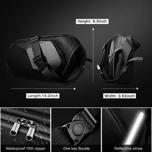 Load image into Gallery viewer, Waterproof Anti-Theft Sling Bag with Reflective Stripe - Large Capacity Travel