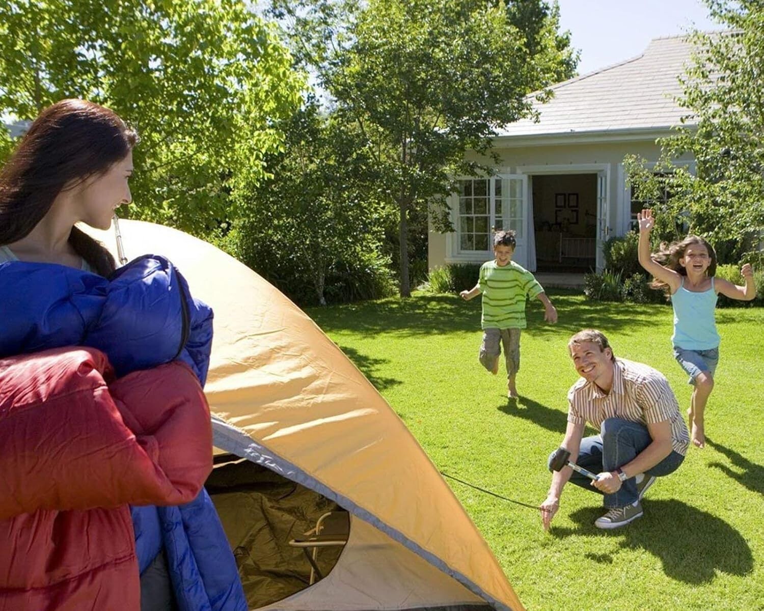 Rust-Resistant 9-Inch Galvanized Tent Pegs - Perfect for Camping & Gardening