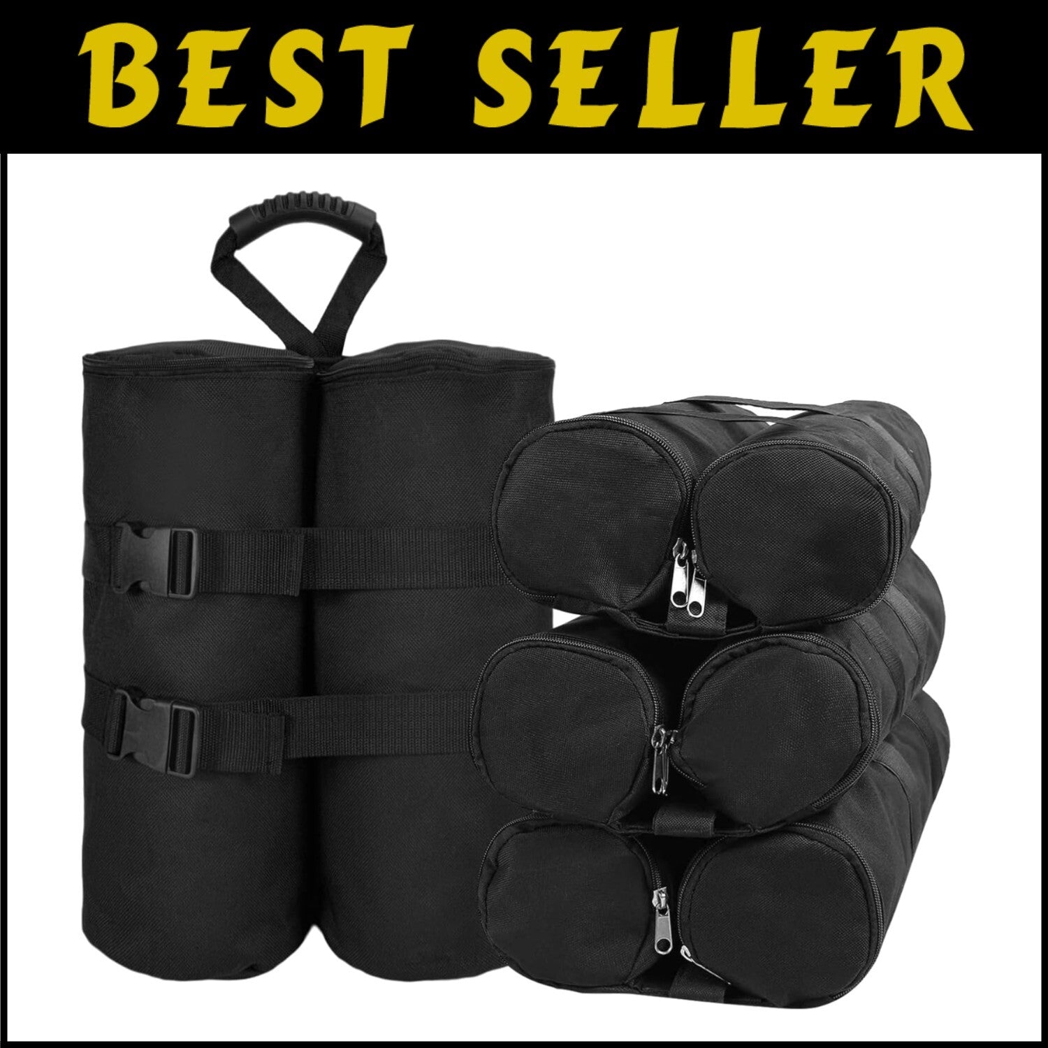 Customizable 340 Lbs Round Canopy Weight Bags - Essential for Outdoor Events