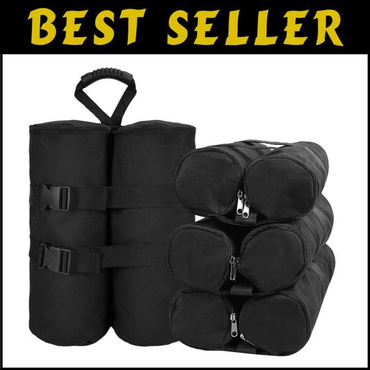 Customizable 340 Lbs Round Canopy Weight Bags - Essential for Outdoor Events