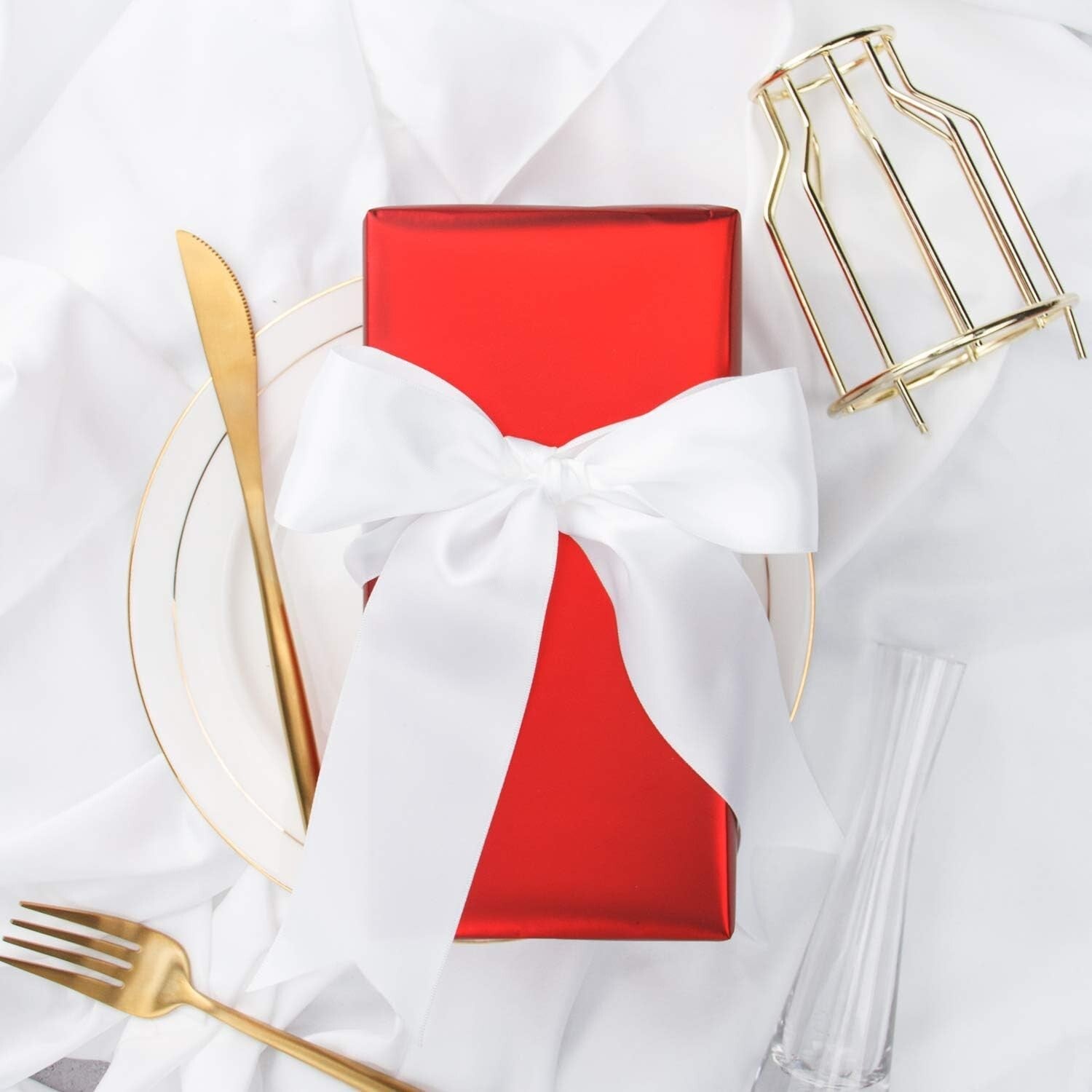 Elegant 30" x 100' Red Matte Wrapping Paper - Ideal for Christmas & Baby Showers