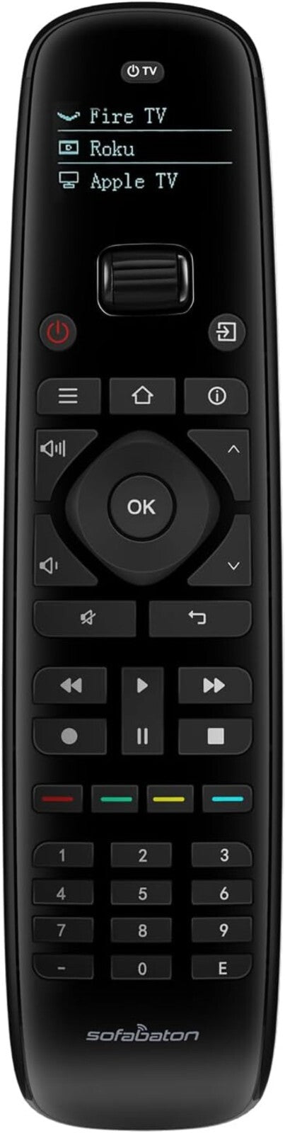All-in-One Universal Remote with OLED Display - Smart Control for 15 Devices