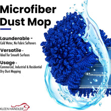 Load image into Gallery viewer, Durable 36 Inch Microfiber Dust Mops - 12 Pack, Ideal for Schools and Warehouses