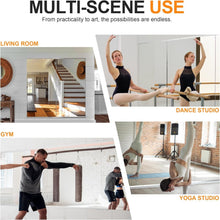 Load image into Gallery viewer, Premium Frameless Wall Mirror for Home Gym, 2-Piece Set 48''x24'' - Easy Install