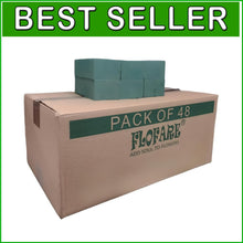Load image into Gallery viewer, Versatile 48-Pack Floral Foam Blocks – Ideal for DIY Crafts and Centerpieces
