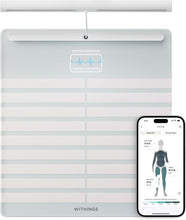 Load image into Gallery viewer, Digital Glass Scale with Muscle Mass Tracker &amp; Heart Rate Monitoring Features