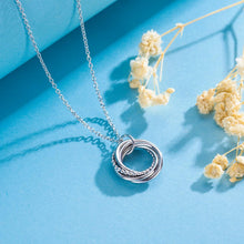 Load image into Gallery viewer, Stylish 50th Birthday Jewelry - Non-Allergenic Sterling Silver Necklace for Her