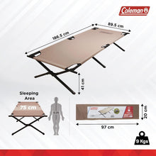 Load image into Gallery viewer, Folding Camping Cot for Adults - Supports Up to 300 lbs, Comfortable &amp; Portable