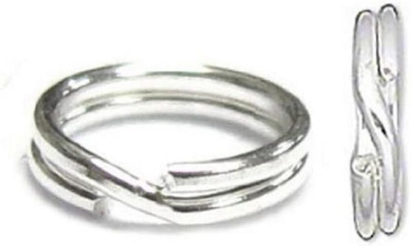Durable 100pcs 7mm Authentic Silver Jump Rings - Hypoallergenic Jewelry Supplies