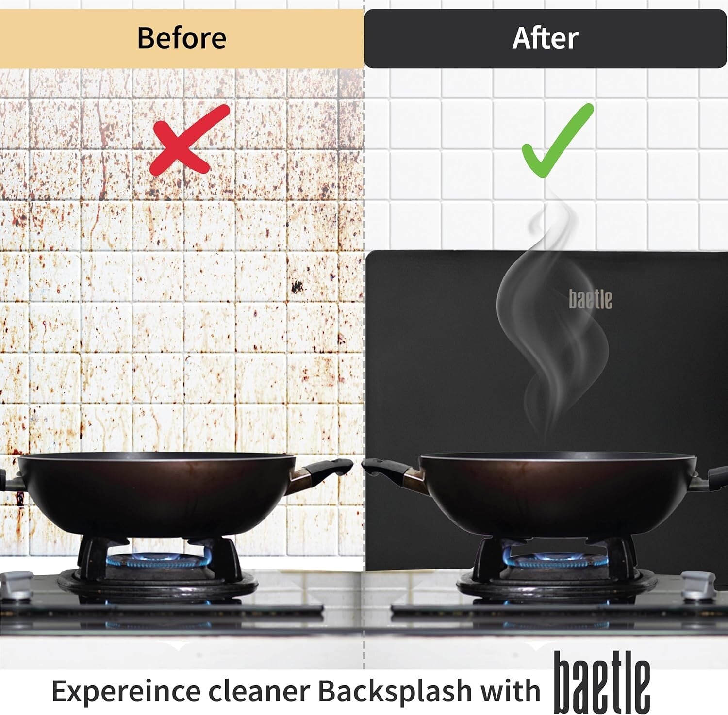 High-Quality Stainless Steel Frying Splash Guard + Spoon Rest - Holiday Gift