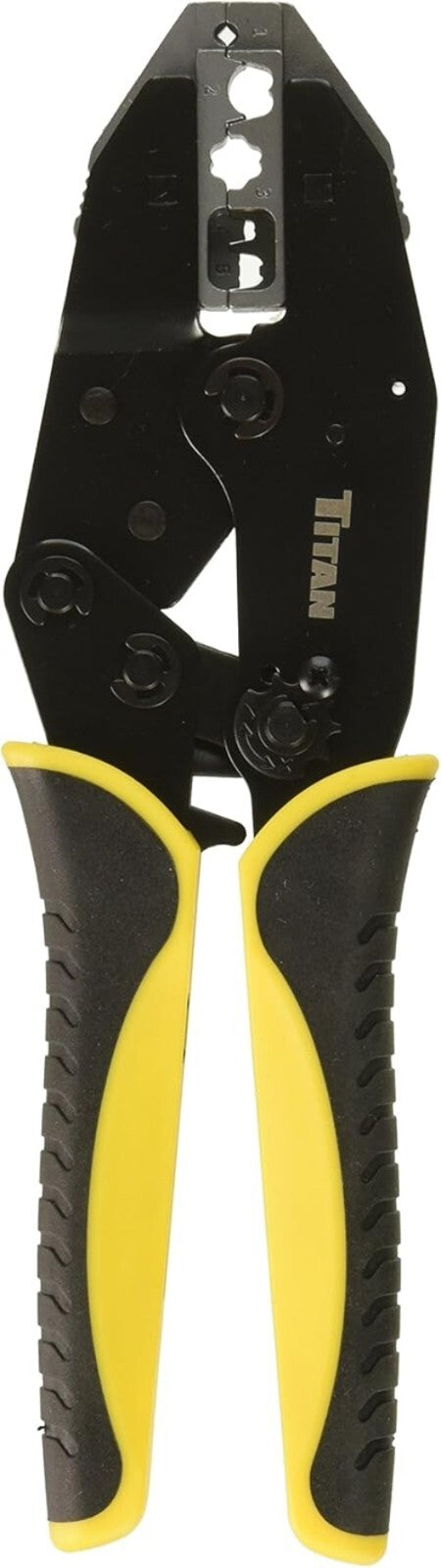 Ratcheting Spark Plug Connector Crimper with Quick Change Jaw for Precision