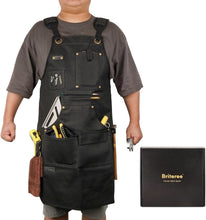 Load image into Gallery viewer, Adjustable Work Apron with 10 Pockets - Perfect Gift for DIY Enthusiasts