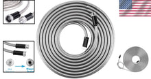 Load image into Gallery viewer, Lightweight 75FT Metal Garden Hose - Heavy Duty, Puncture Resistant &amp; Safe