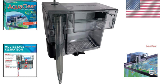 50 Power Filter - Complete Aquarium Filtration System for Healthy Fish Tanks