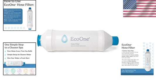 40,000 Gallon Capacity Garden Hose Water Filter with Advanced Carbon Filtration