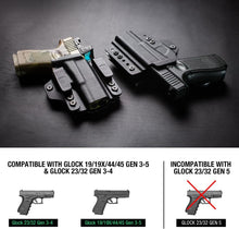 Load image into Gallery viewer, Optics Ready Convertible Holster for Glock &amp; Taurus - Lightweight Kydex Design