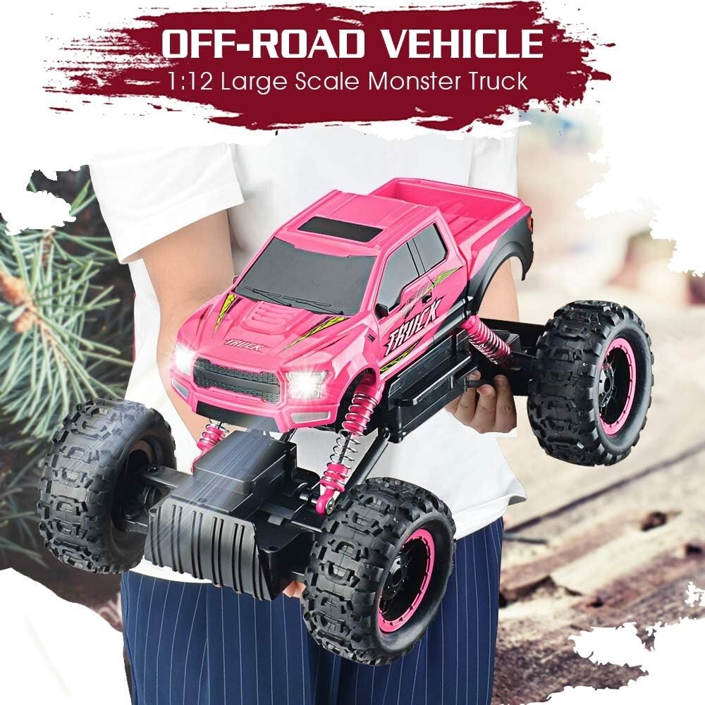 Fun and Safe Pink RC Truck for Girls - Ideal for Birthday and Christmas Gifts