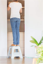 Load image into Gallery viewer, Versatile Foldable Step Stool with Anti-Slip Grips - Perfect for Kitchen &amp; Bath
